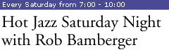 Hot Jazz Saturday Night Source Notes